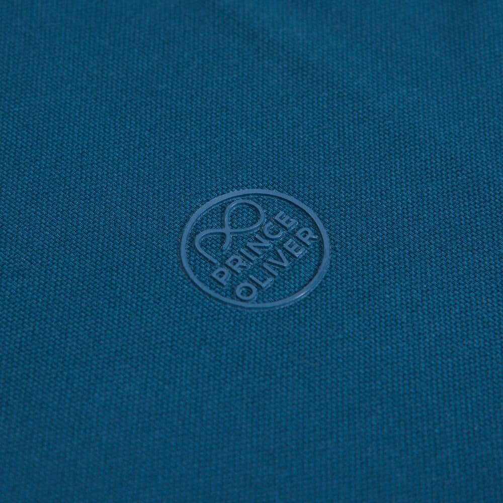 Signature Long Sleeve Polo Πετρόλ (Modern Fit) New Arrival
