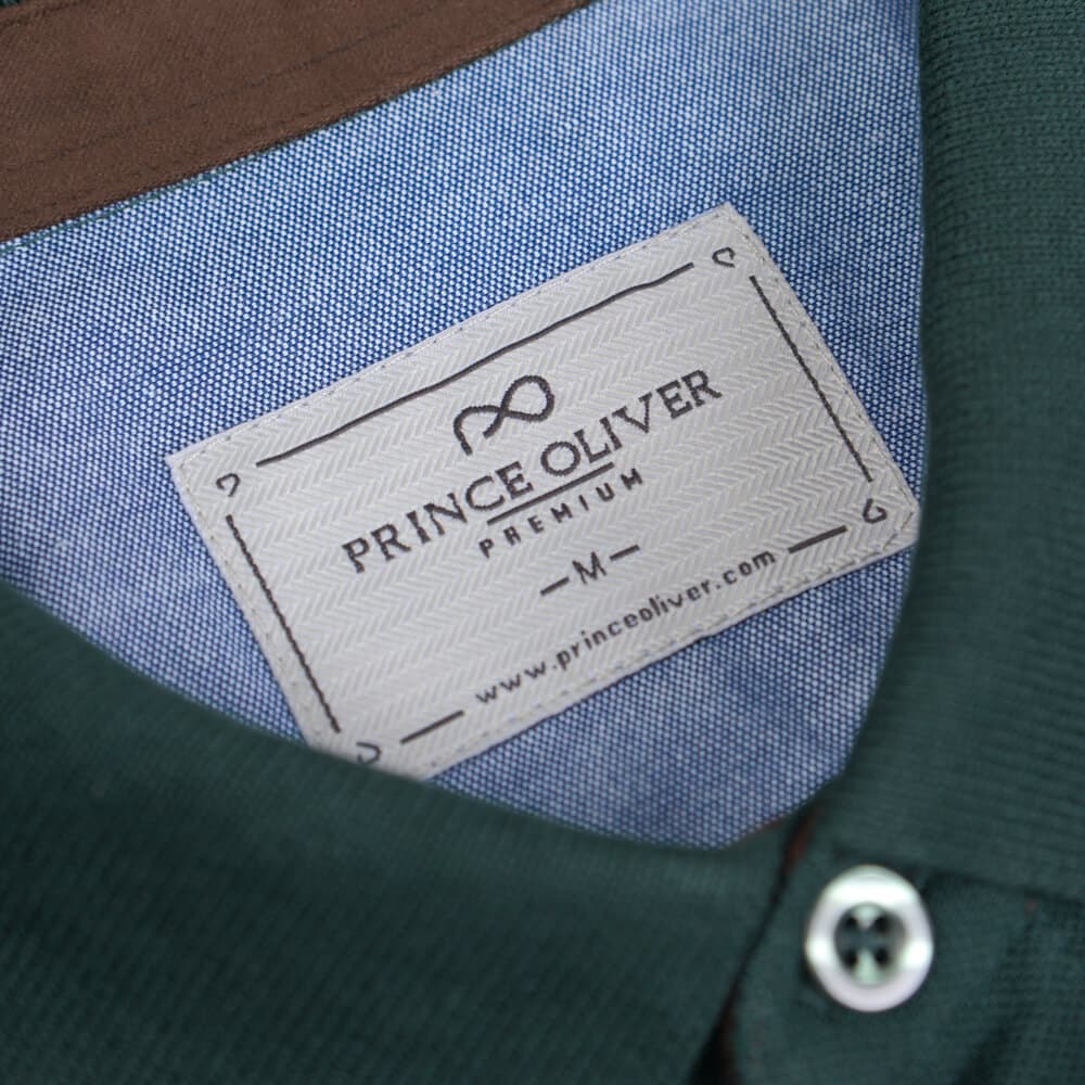 Signature Long Sleeve Polo Πράσινο (Modern Fit) New Arrival