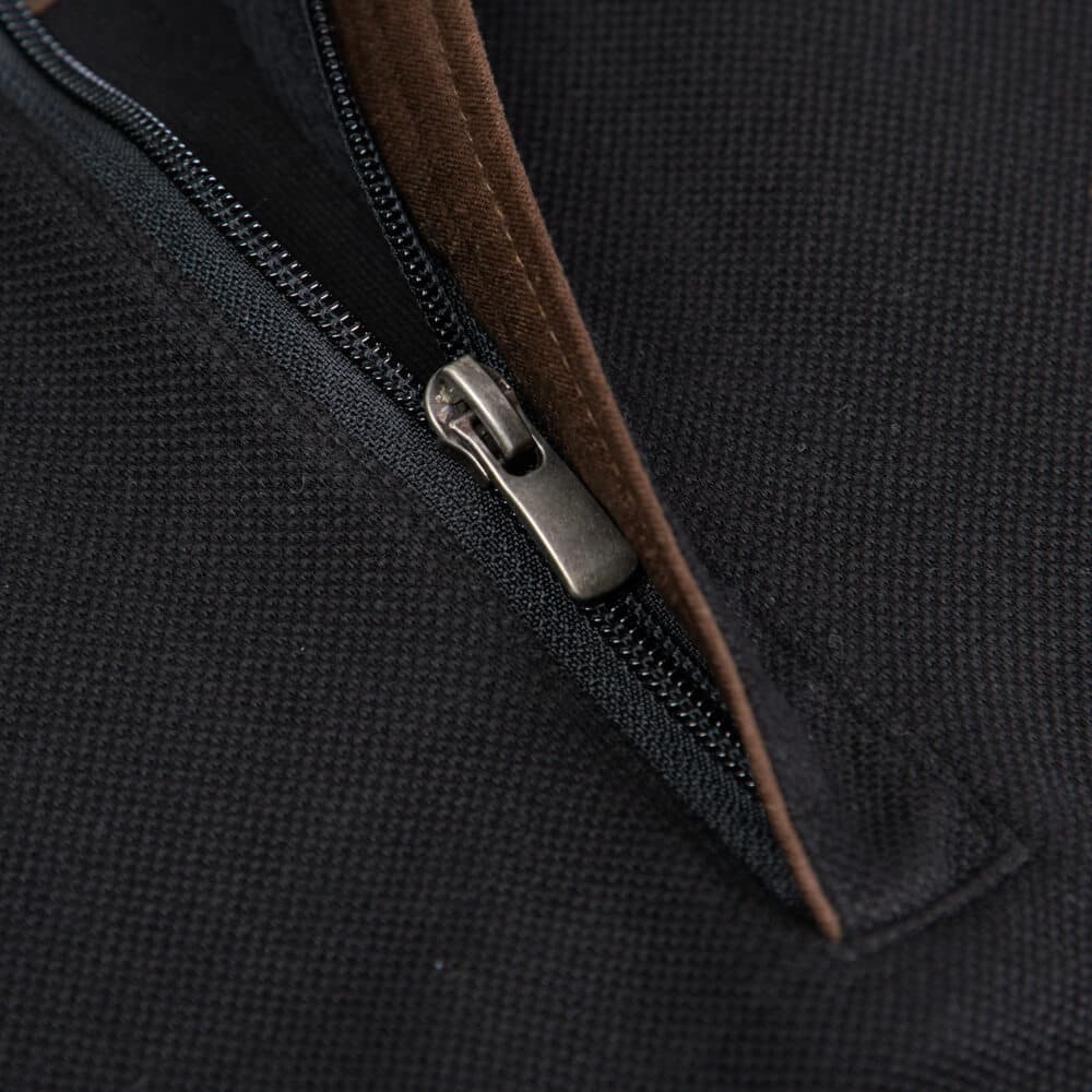 Premium Half Zip Μπλούζα Μαύρη (Modern Fit) New Arrival