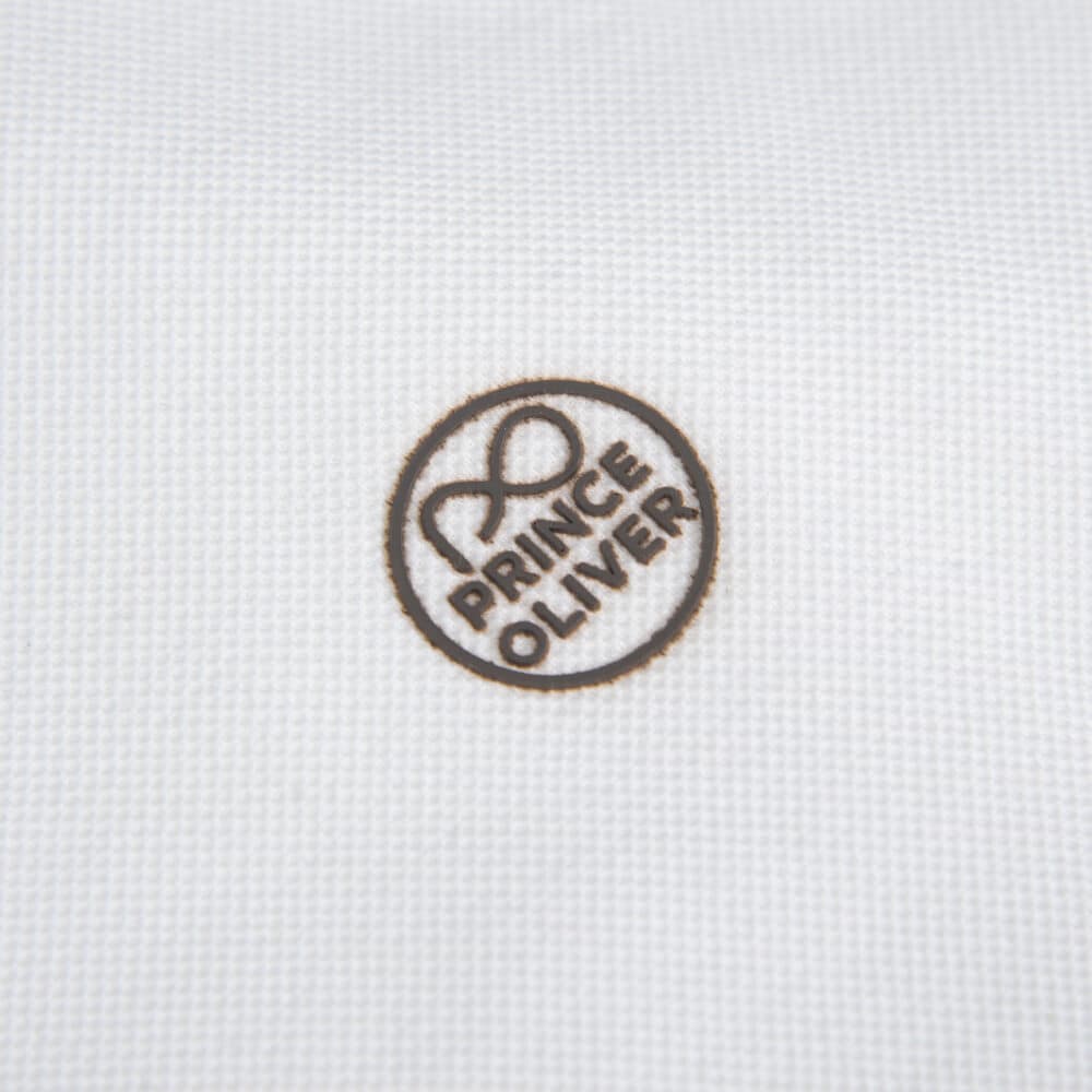 Premium Half Zip Μπλούζα Λευκή (Modern Fit) New Arrival