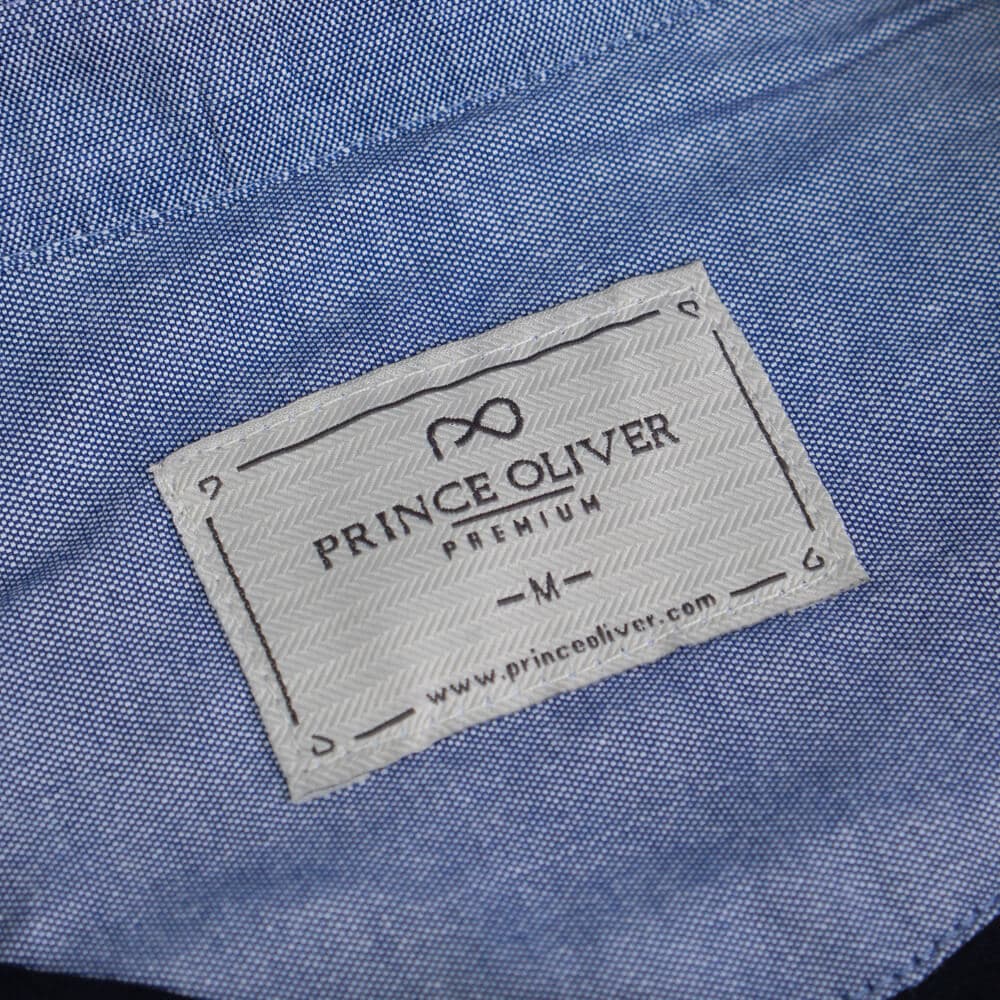 Signature Long Sleeve Mao Polo Μπλε Σκούρο (Modern Fit) New Arrival