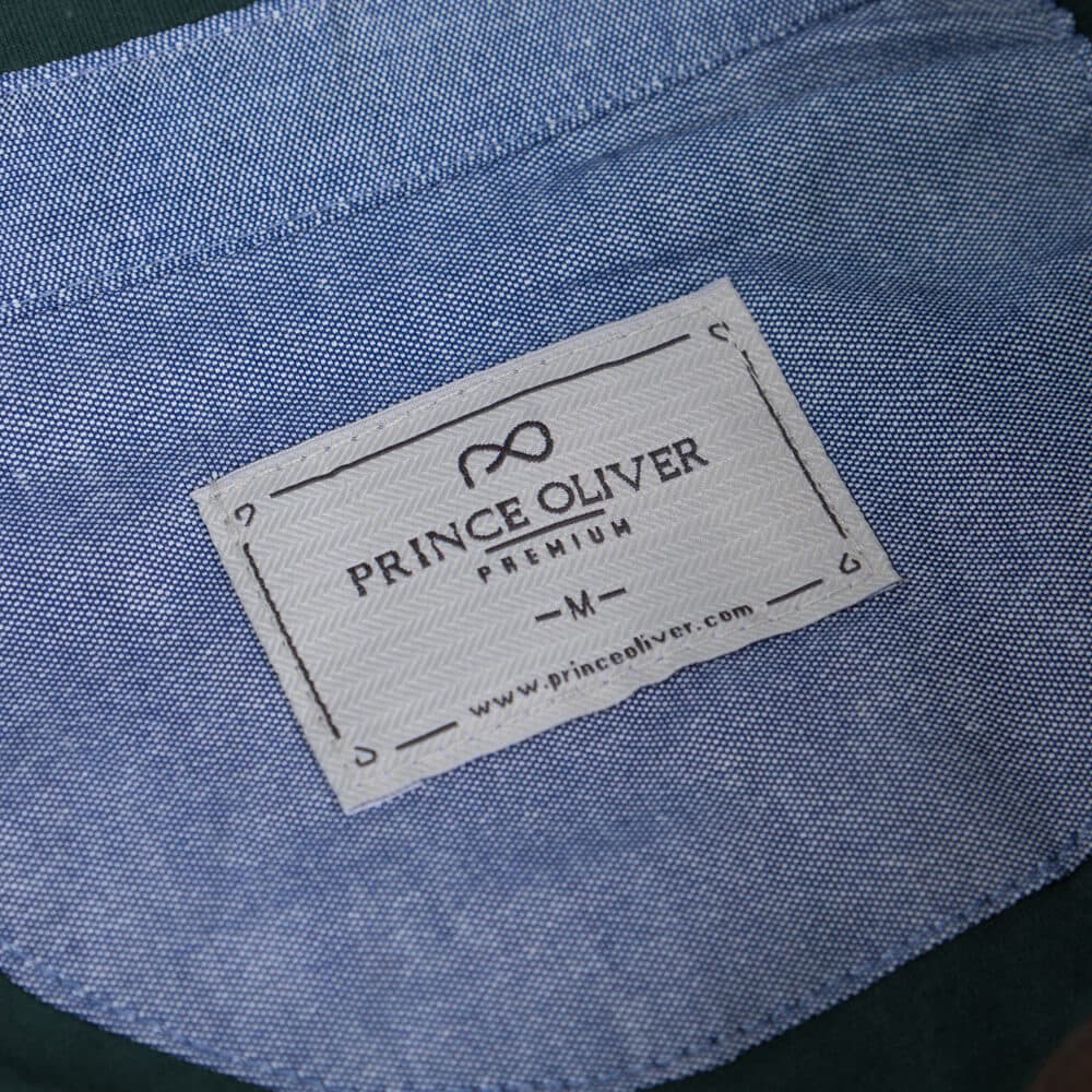 Signature Long Sleeve Mao Polo Πράσινο (Modern Fit) New Arrival