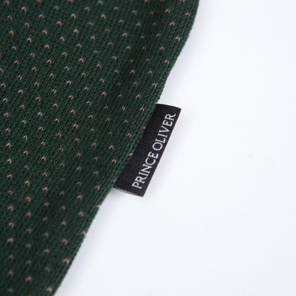 Πουλόβερ Με Μικροσχέδιο Πράσινο (Modern Fit) New Arrival