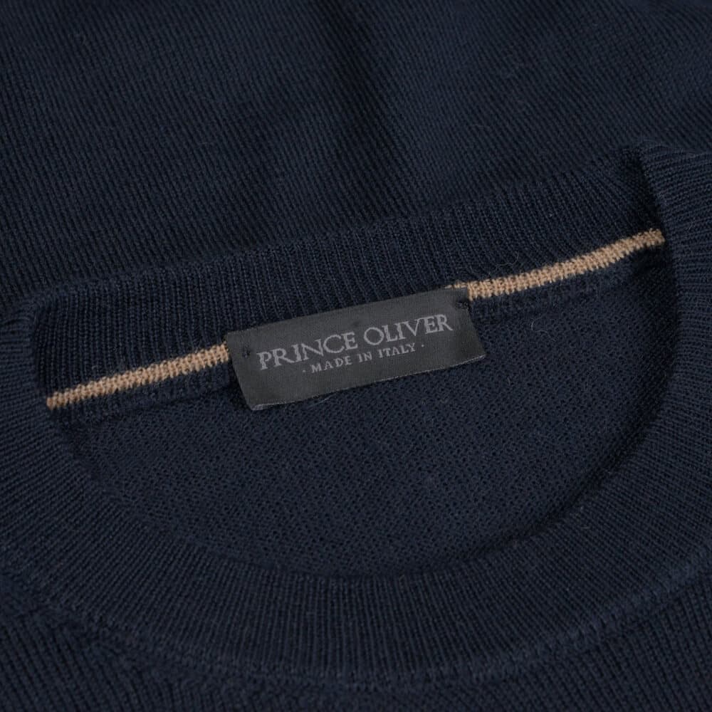 Πλεκτή Μπλούζα Μπλε (Modern Fit) New Arrival