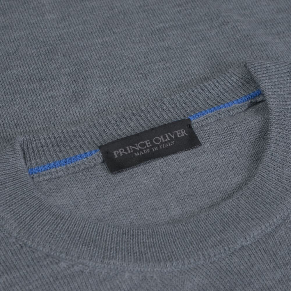 Πλεκτή Μπλούζα Γκρι (Modern Fit) New Arrival