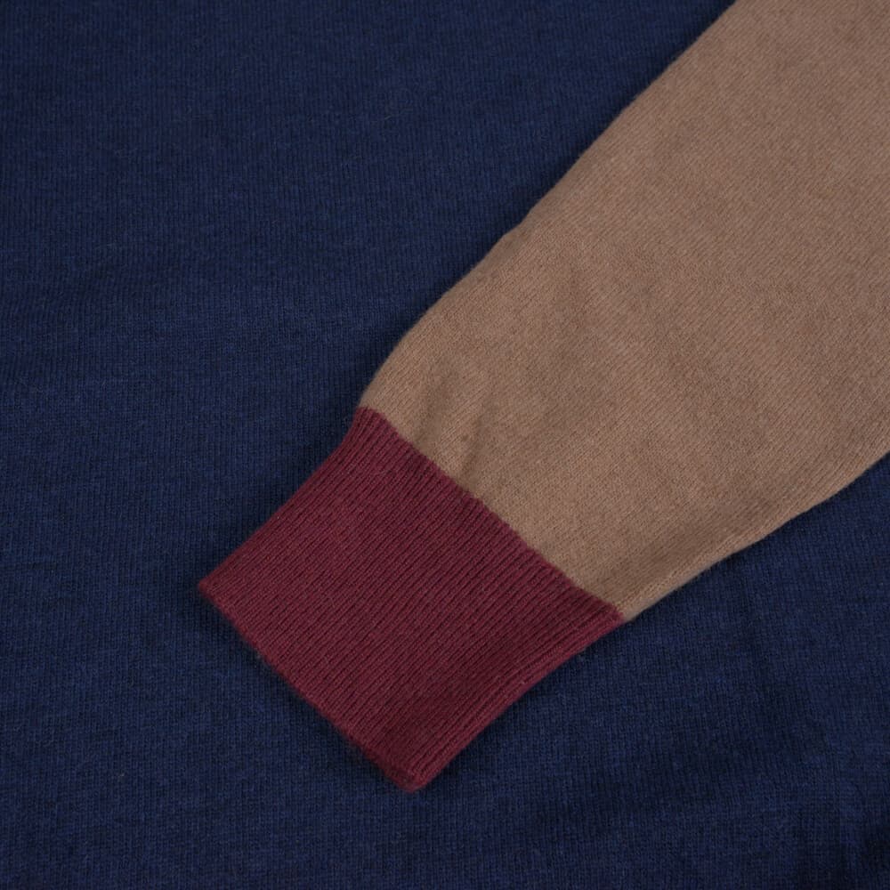 Πλεκτή Μπλούζα Μπλε (Modern Fit) New Arrival