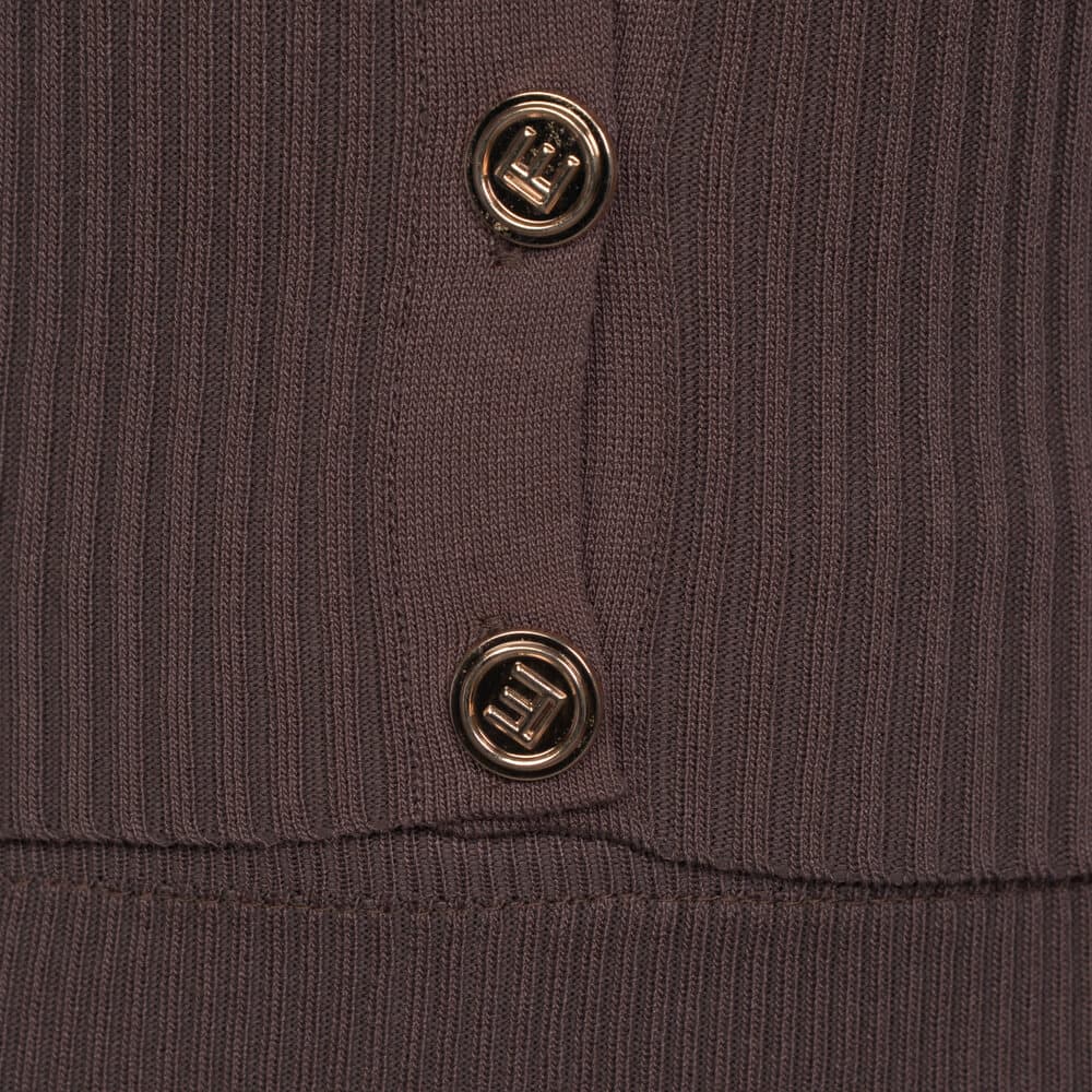 Γυναικείο Σετ Μπλούζα /Φούστα Καφέ New Arrival