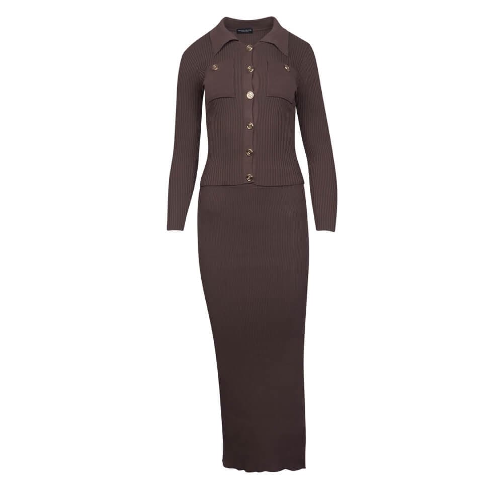 Γυναικείο Σετ Μπλούζα /Φούστα Φούξια New Arrival