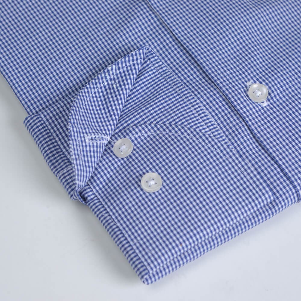 Superior Πουκάμισο Καρό Μπλε (Modern Fit) New Arrival