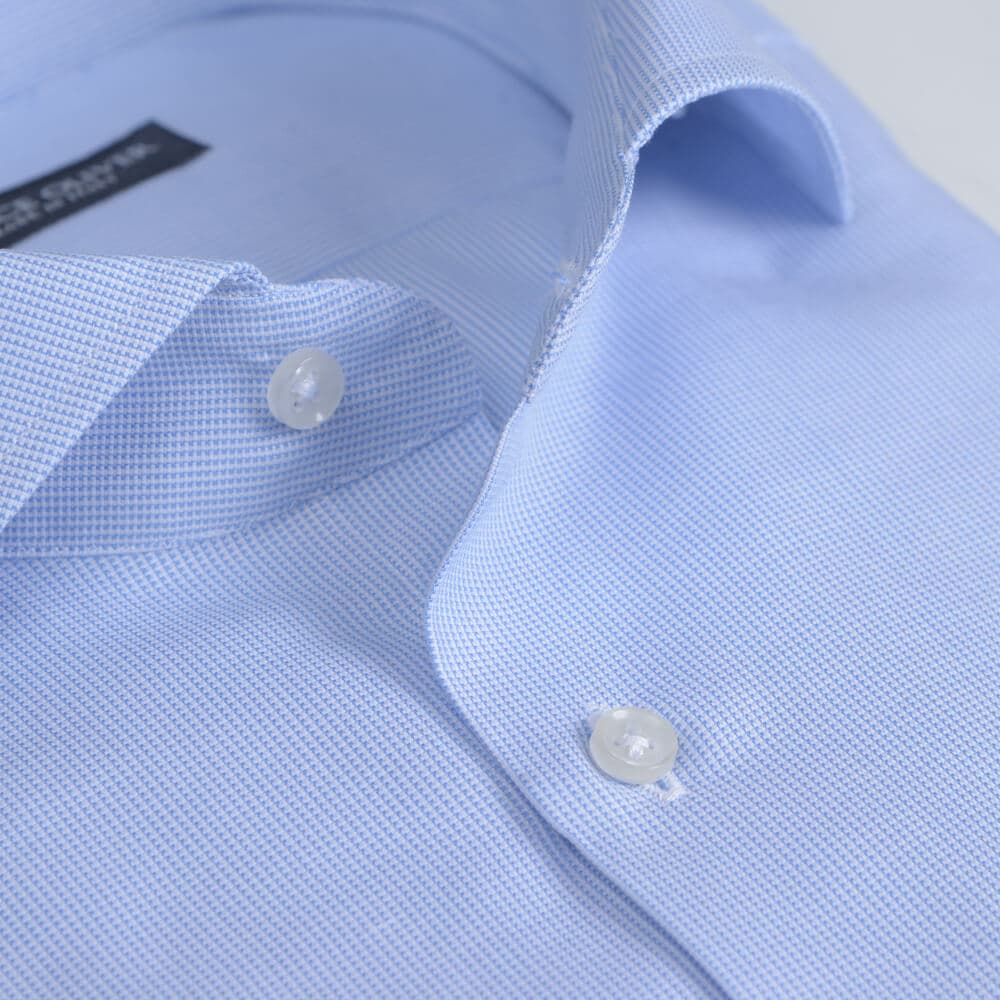 Superior Πουκάμισο Με Μικροσχέδιο Γαλάζιο (Modern Fit) New Arrival