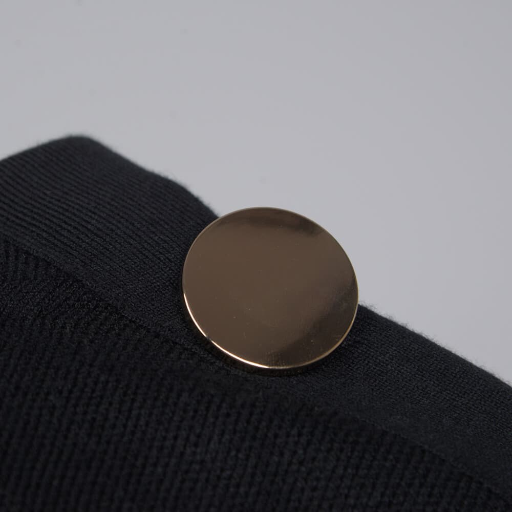 Πλεκτό Φόρεμα Με Διακοσμητικά Στοιχεία Μαύρο New Arrival