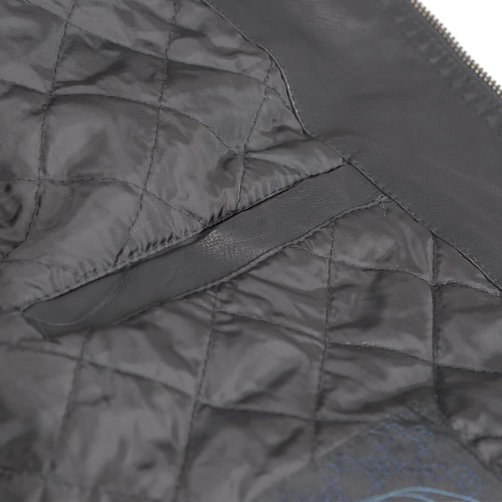 Hooded Biker Jacket Eco Leather Μαύρο (Modern Fit) New Arrival