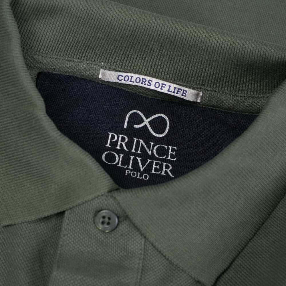 Μακρυμάνικο Polo Double Pique Πράσινο 100% Cotton (Regular Fit) New Arrival