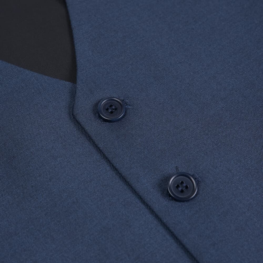 Κοστούμι με Γιλέκο Three-Piece Μπλε (Modern Fit) New Arrival