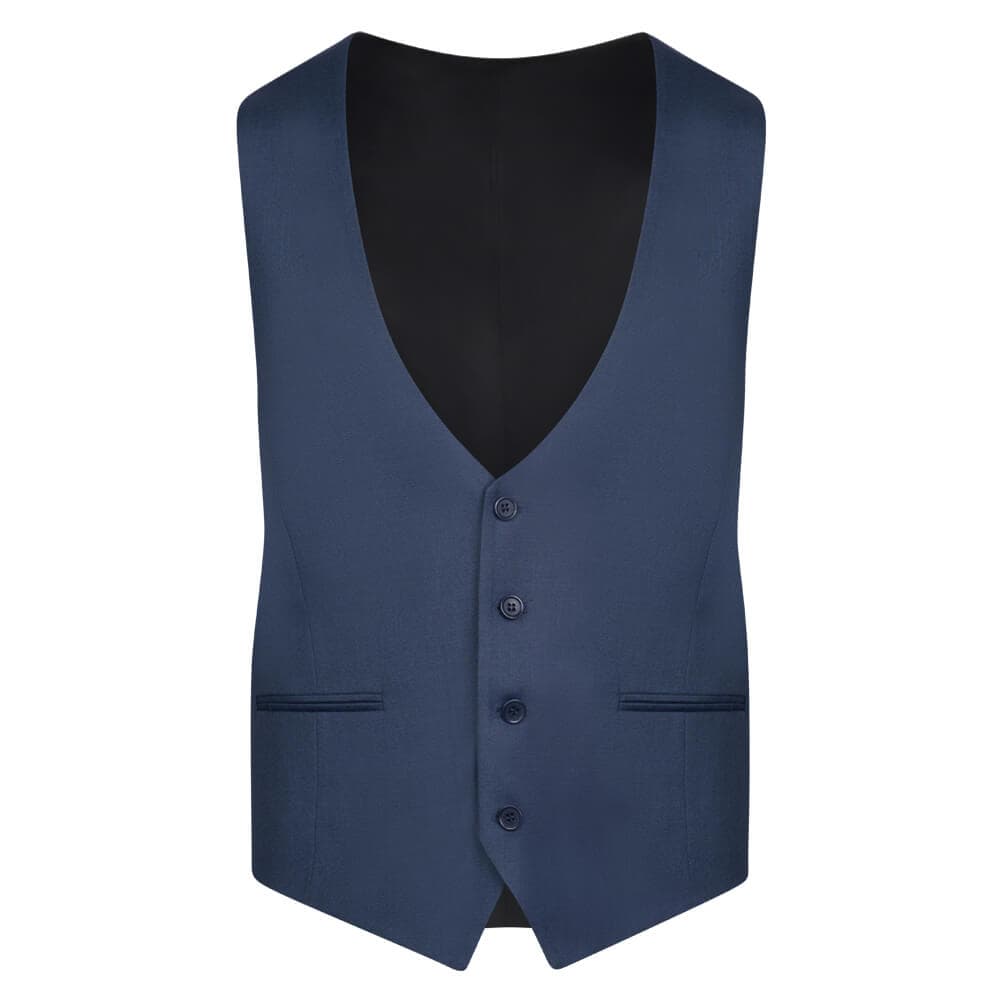 Κοστούμι με Γιλέκο Three-Piece Μπλε (Modern Fit) New Arrival