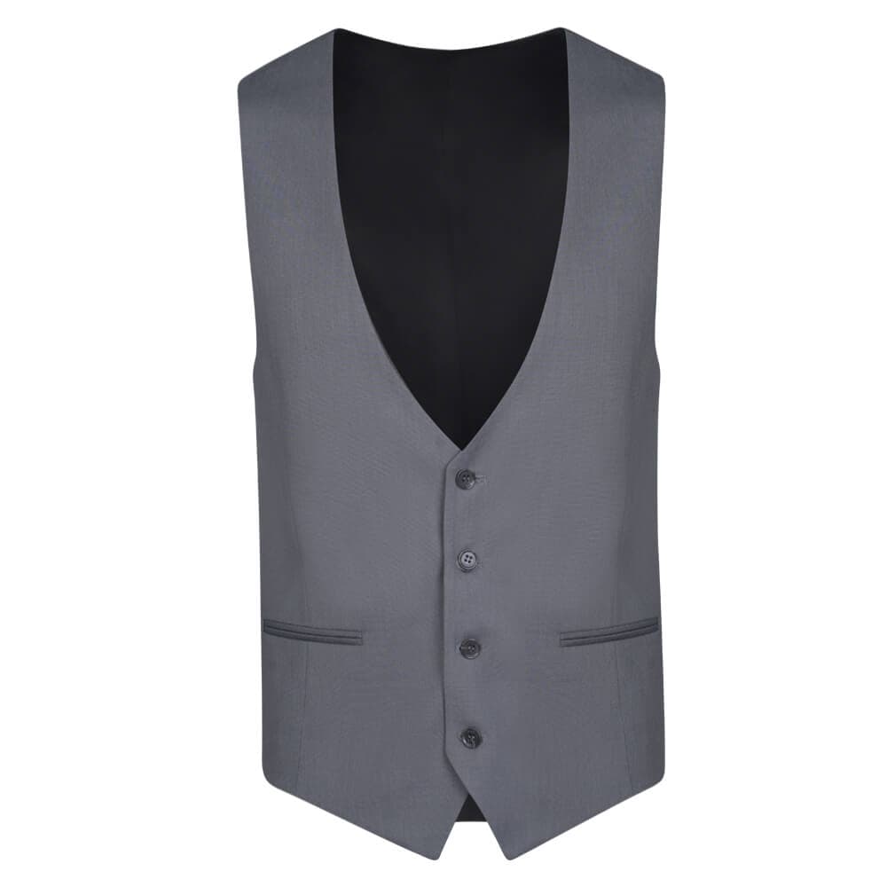 Κοστούμι με Γιλέκο Three-Piece Γκρι (Modern Fit) New Arrival