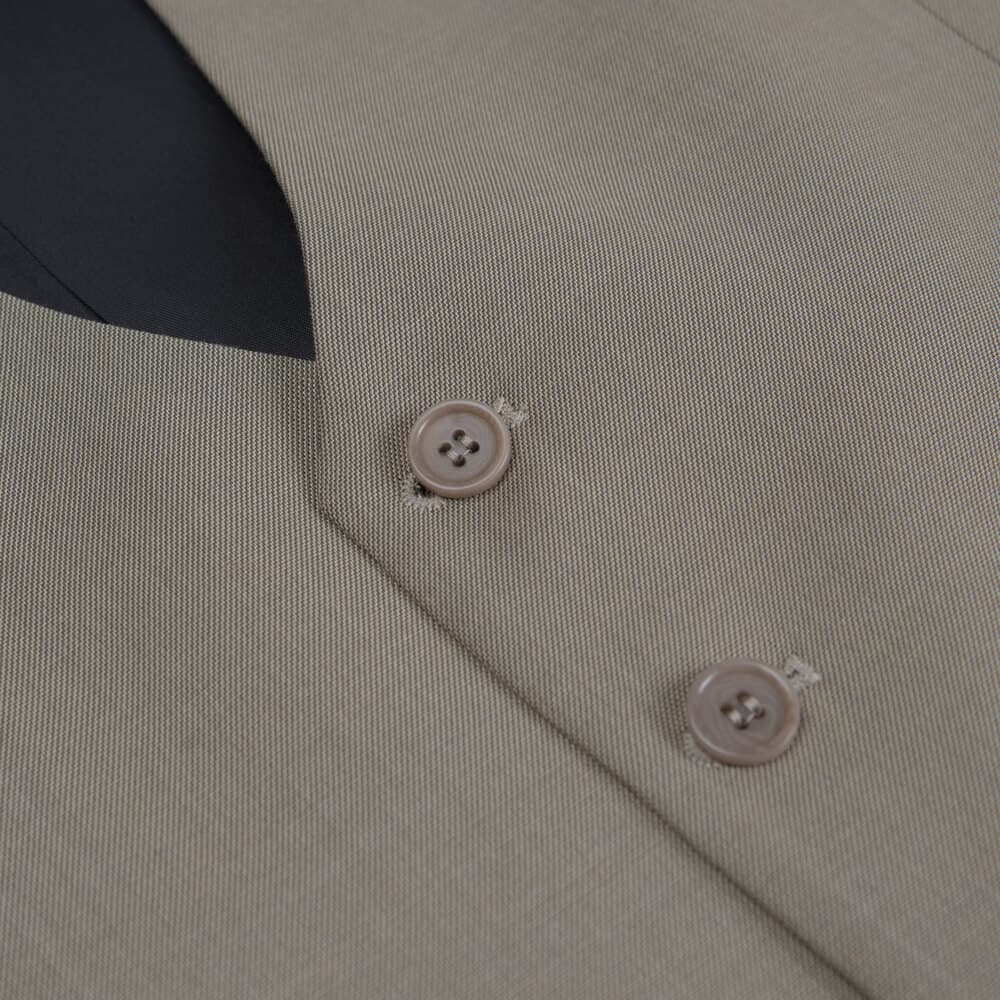 Κοστούμι με Γιλέκο Three-Piece Μπεζ (Modern Fit) New Arrival