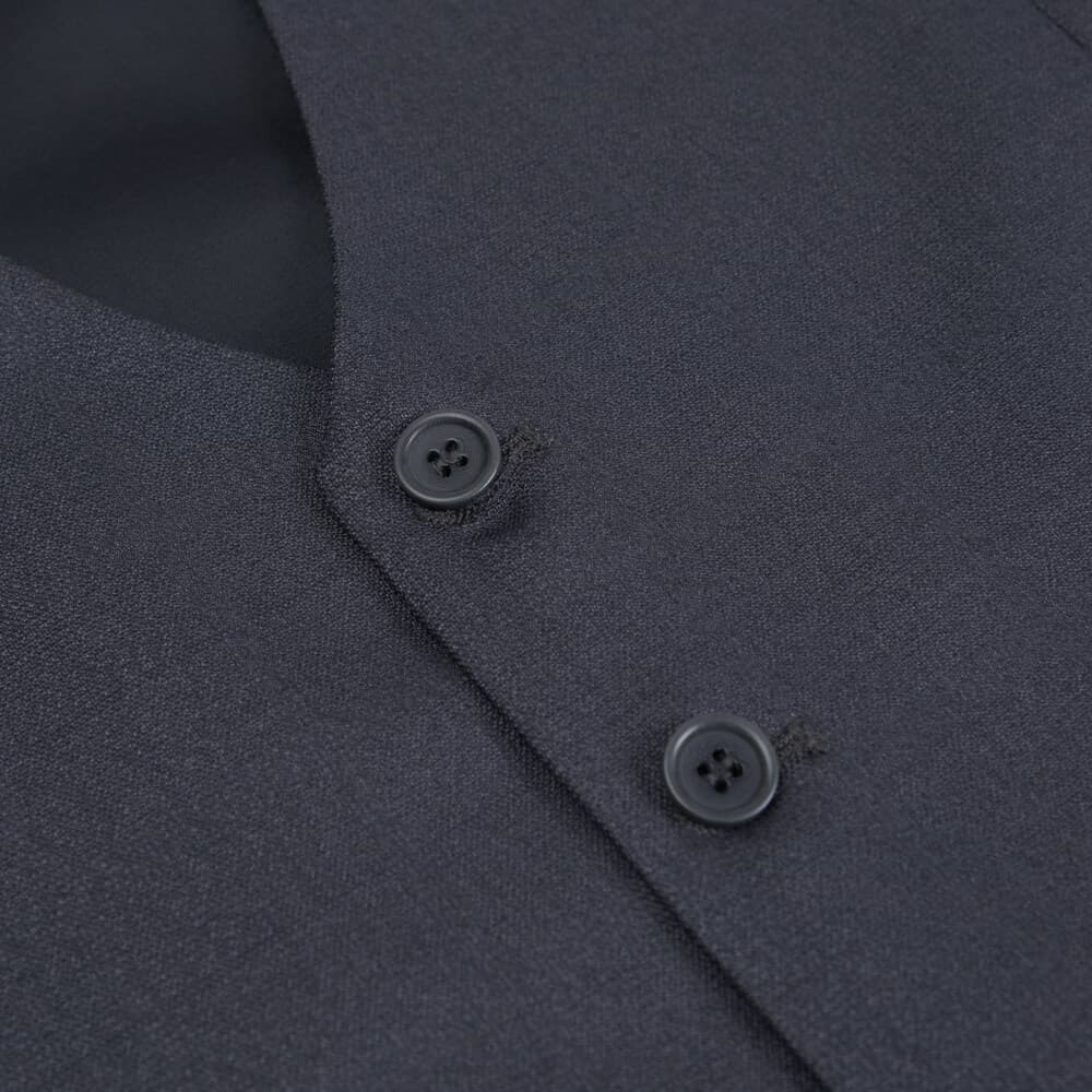 Κοστούμι με Γιλέκο Three-Piece Ανθρακί Καρό (Modern Fit) New Arrival