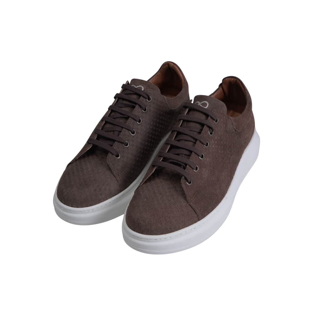 Low-Top Δερμάτινα Sneakers Καφέ New Arrival