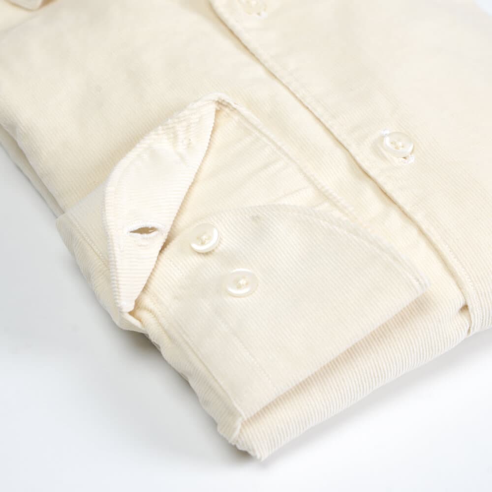 Superior Πουκάμισο Κοτλέ Εκρού (Modern Fit) 100% Fine Cotton New Arrival