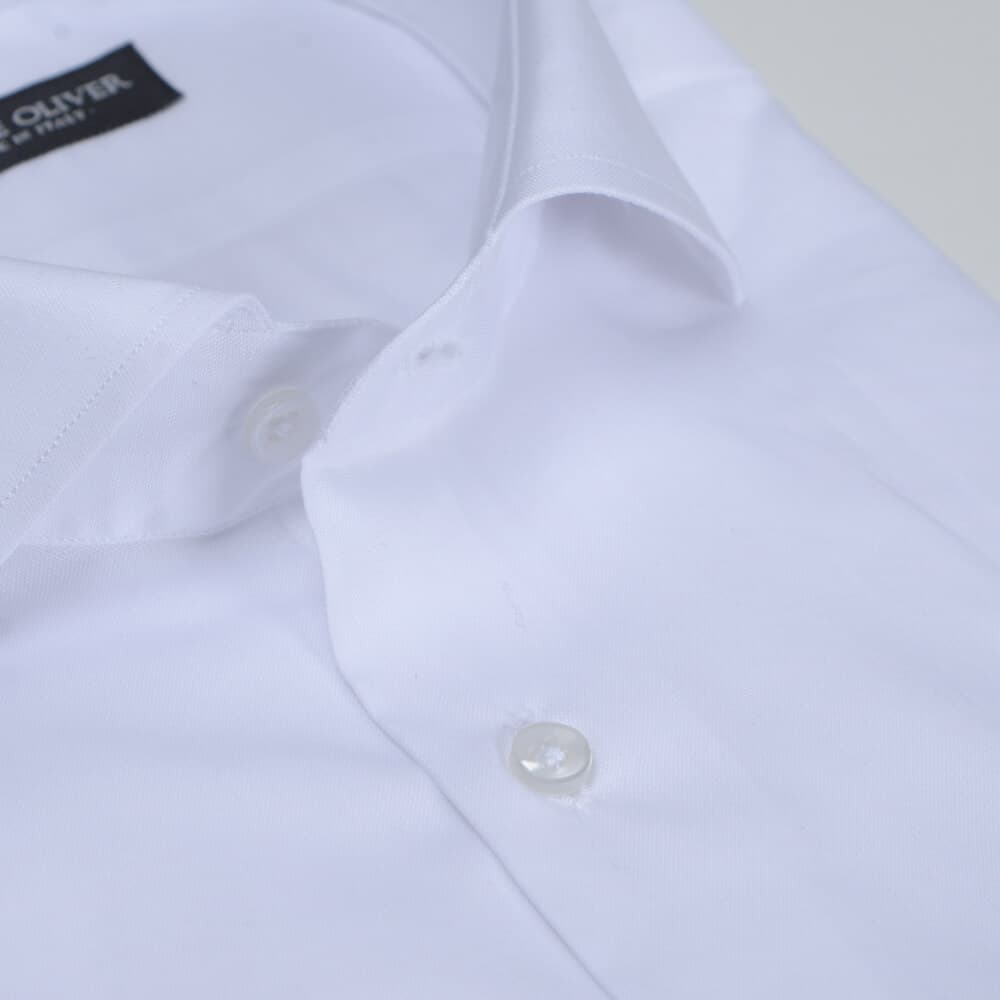 Superior Πουκάμισο Λευκό 100% Fine Cotton (Modern Fit) New Arrival