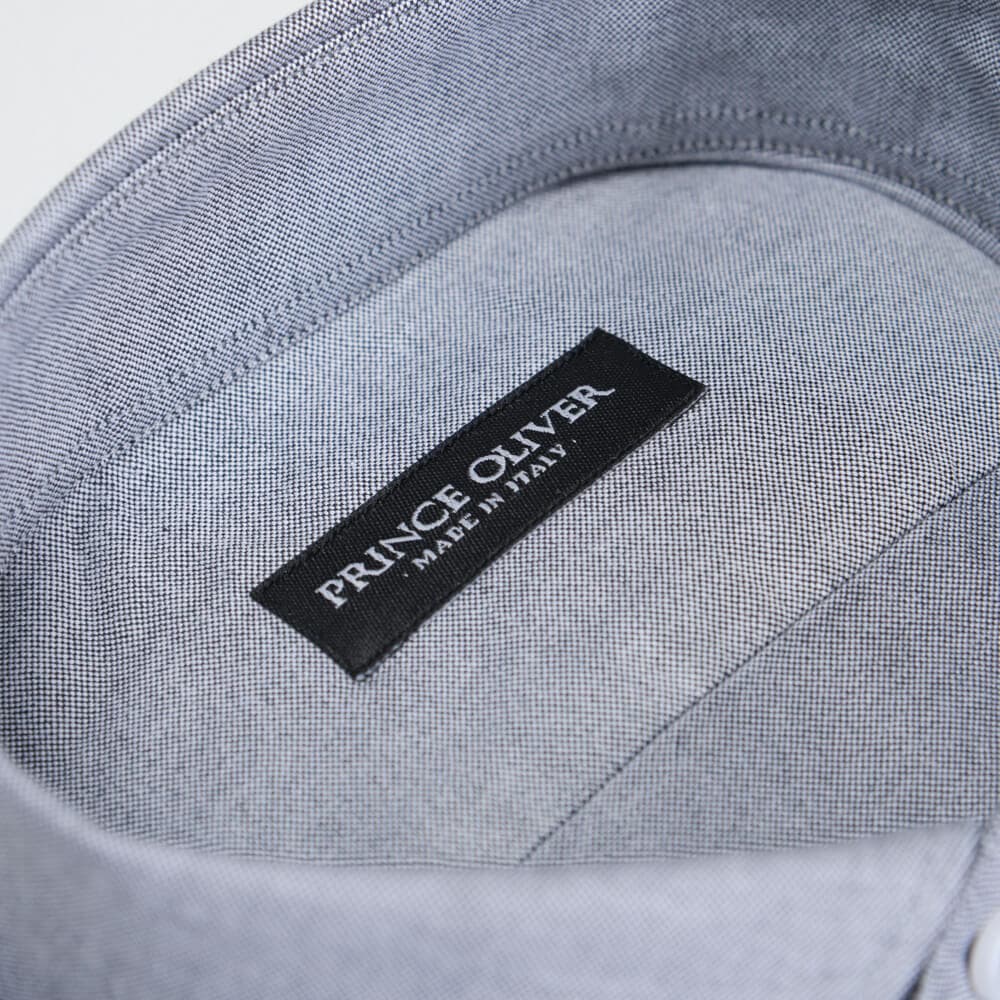 Superior Πουκάμισο Γκρι 100% Fine Cotton (Modern Fit) New Arrival