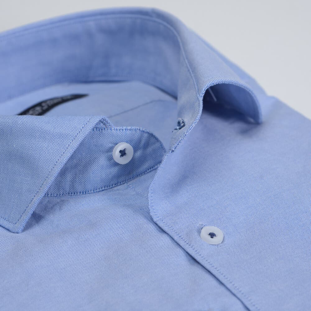 Superior Πουκάμισο Σιέλ 100% Fine Cotton (Modern Fit) New Arrival