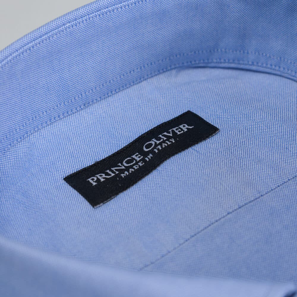 Superior Πουκάμισο Σιέλ 100% Fine Cotton (Modern Fit) New Arrival