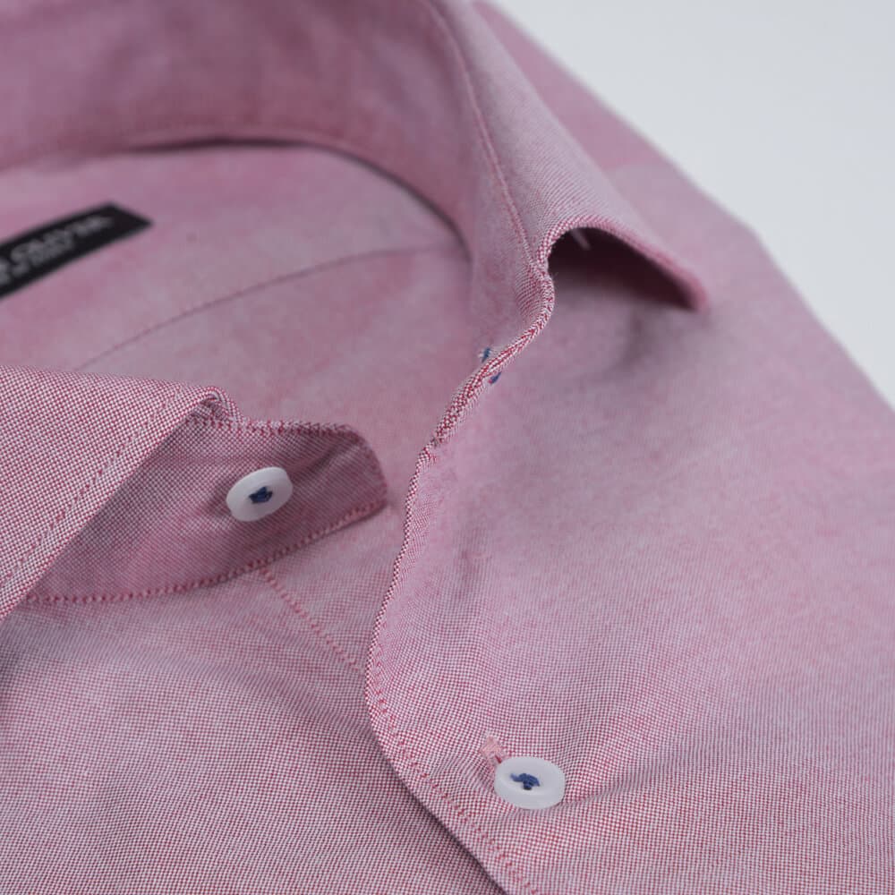 Superior Πουκάμισο Ροζ 100% Fine Cotton (Modern Fit) New Arrival