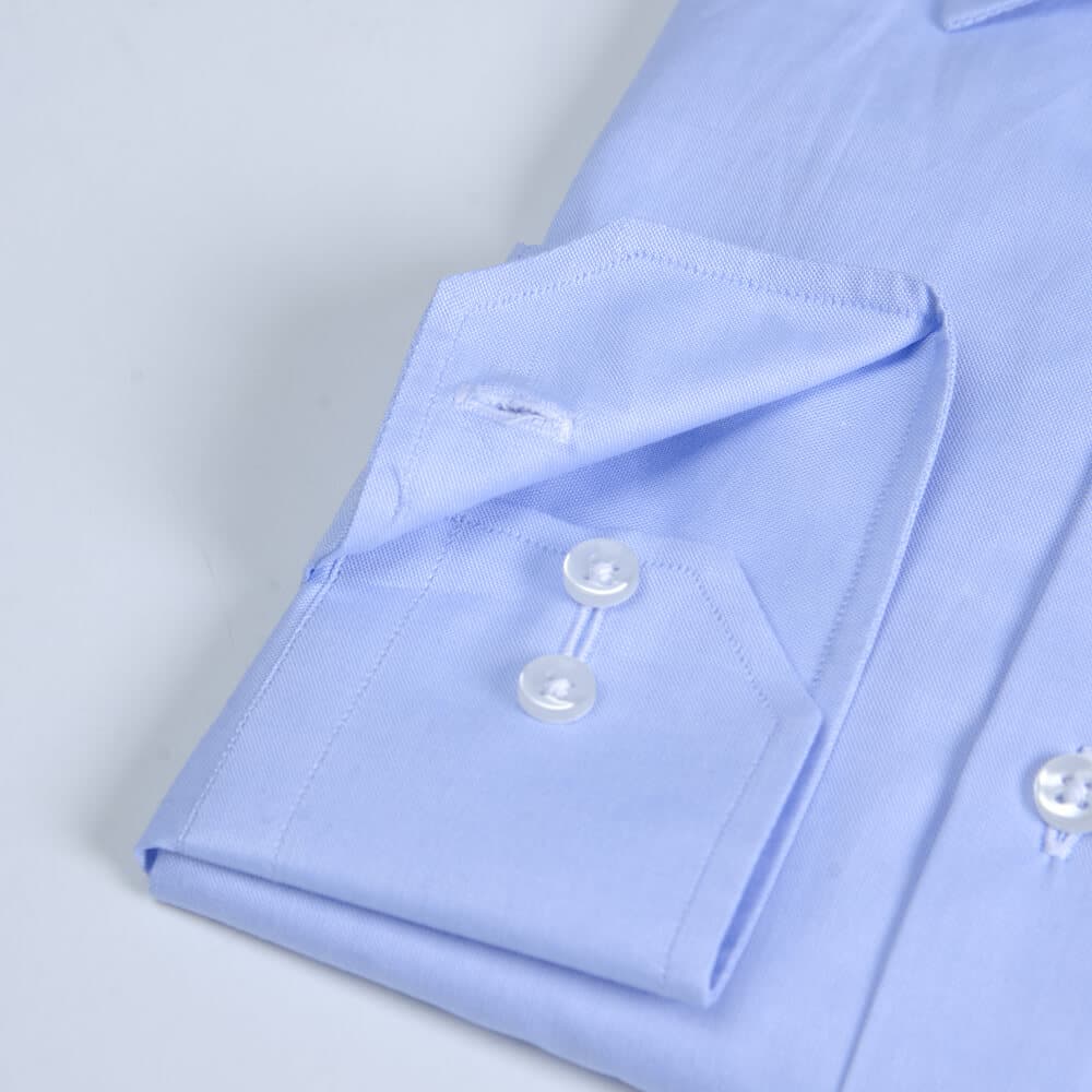 Superior Πουκάμισο Σιέλ 100% Fine Cotton (Modern Fit) New Arrival