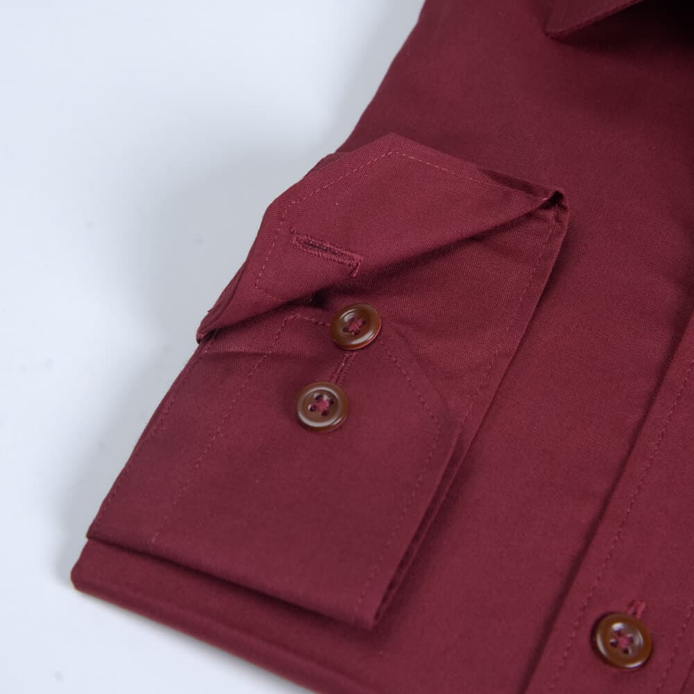 Πουκάμισο Μπορντώ (Modern Fit) New Arrival
