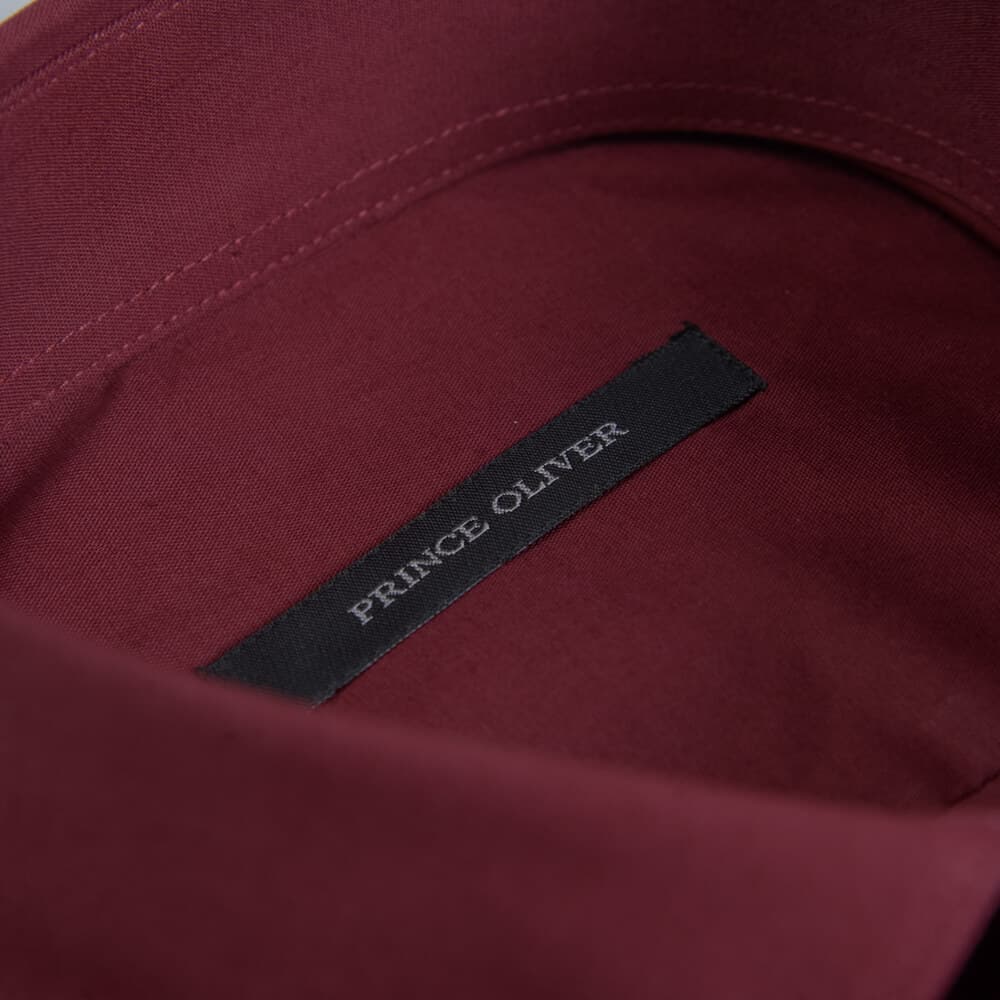 Πουκάμισο Μπορντώ (Modern Fit) New Arrival