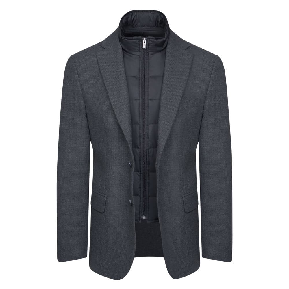 Σακάκι Με Επένδυση Γκρι (Modern Fit) New Arrival