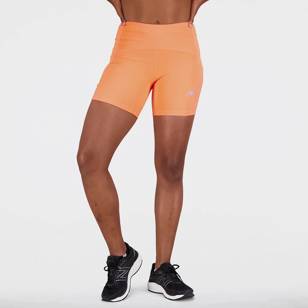 Women's Sports Shorts New Balance Orange