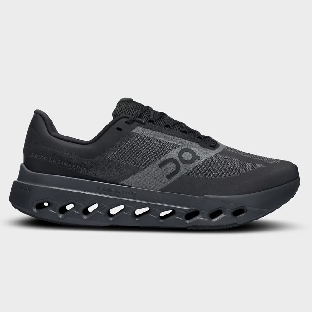 Men's Running Shoes On Black