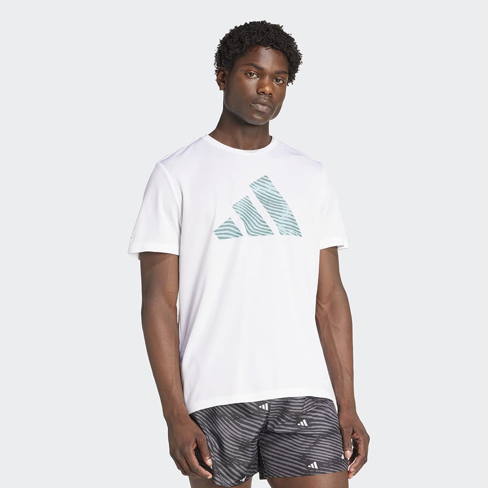 Ανδρικά αθλητικά μπλουζάκια Adidas Μαύρο