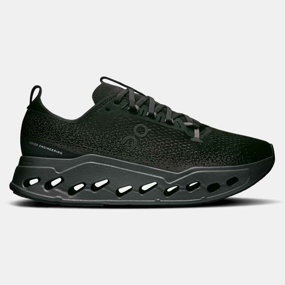 Men's Running Shoes On Black