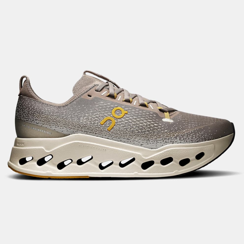 Men's Running Shoes On Beige