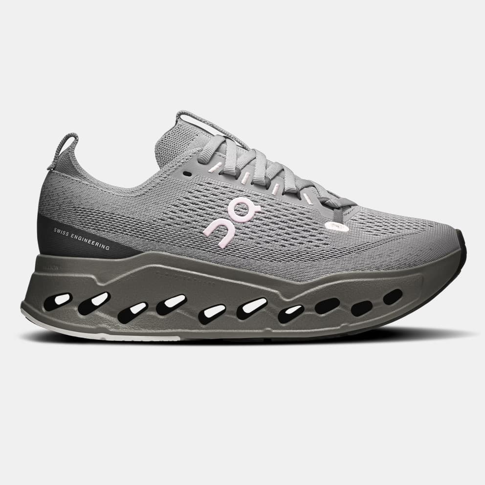 Women's Running Shoes On Gray