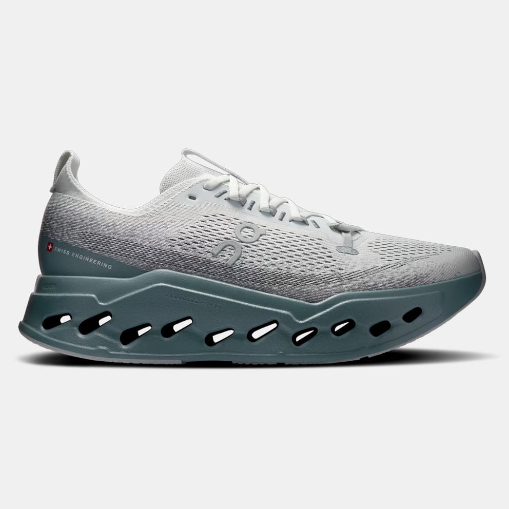 Men's Running Shoes On Gray