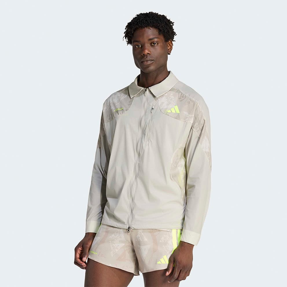 Ανδρικά αθλητικά μπουφάν Adidas Μπεζ