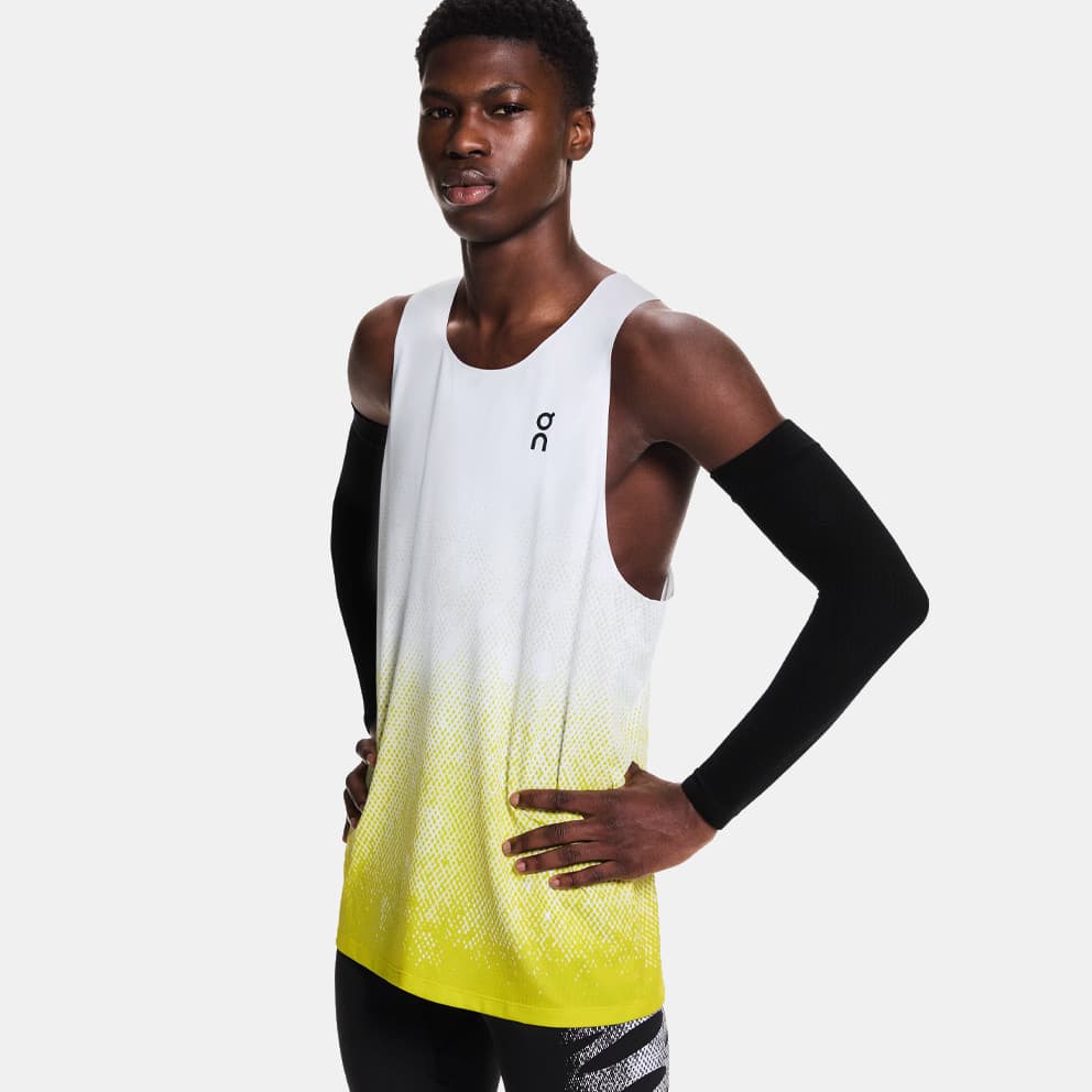 Ανδρικά αθλητικά μπλουζάκια On Λευκό