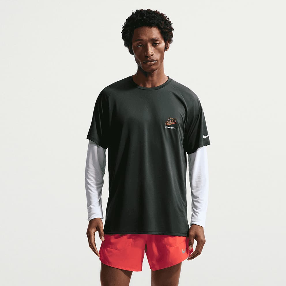 Ανδρικά αθλητικά μπλουζάκια Nike Μαύρο