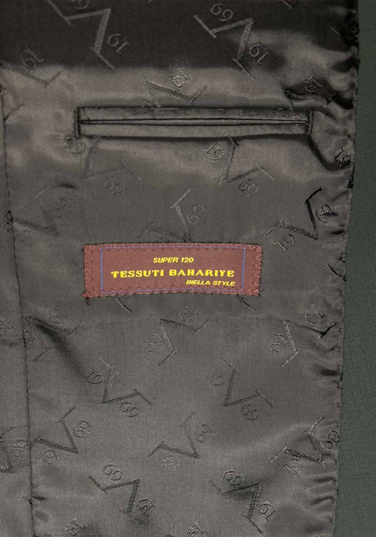 V1969 3 Pieces Κοστούμι Adriano - 07.37.ADRIANO Green