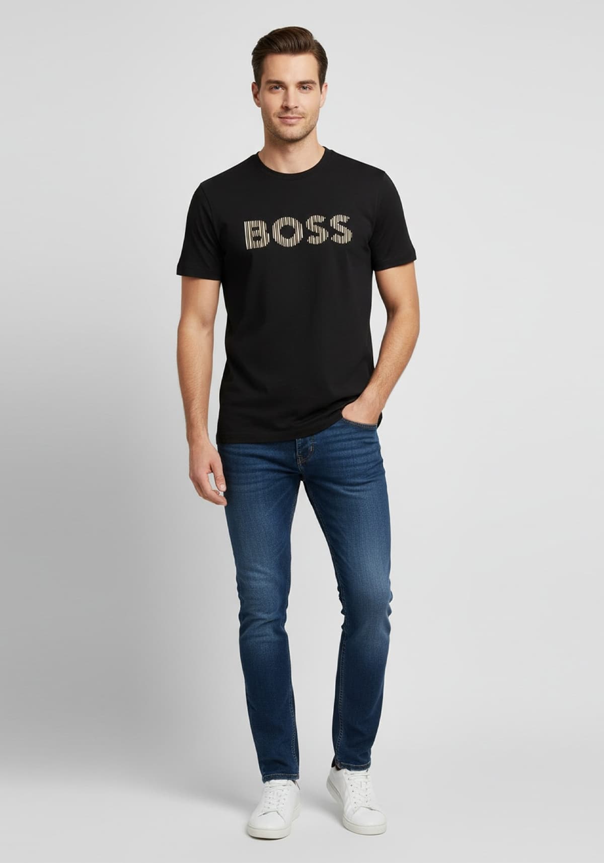 Men's T-Shirts Boss Black
