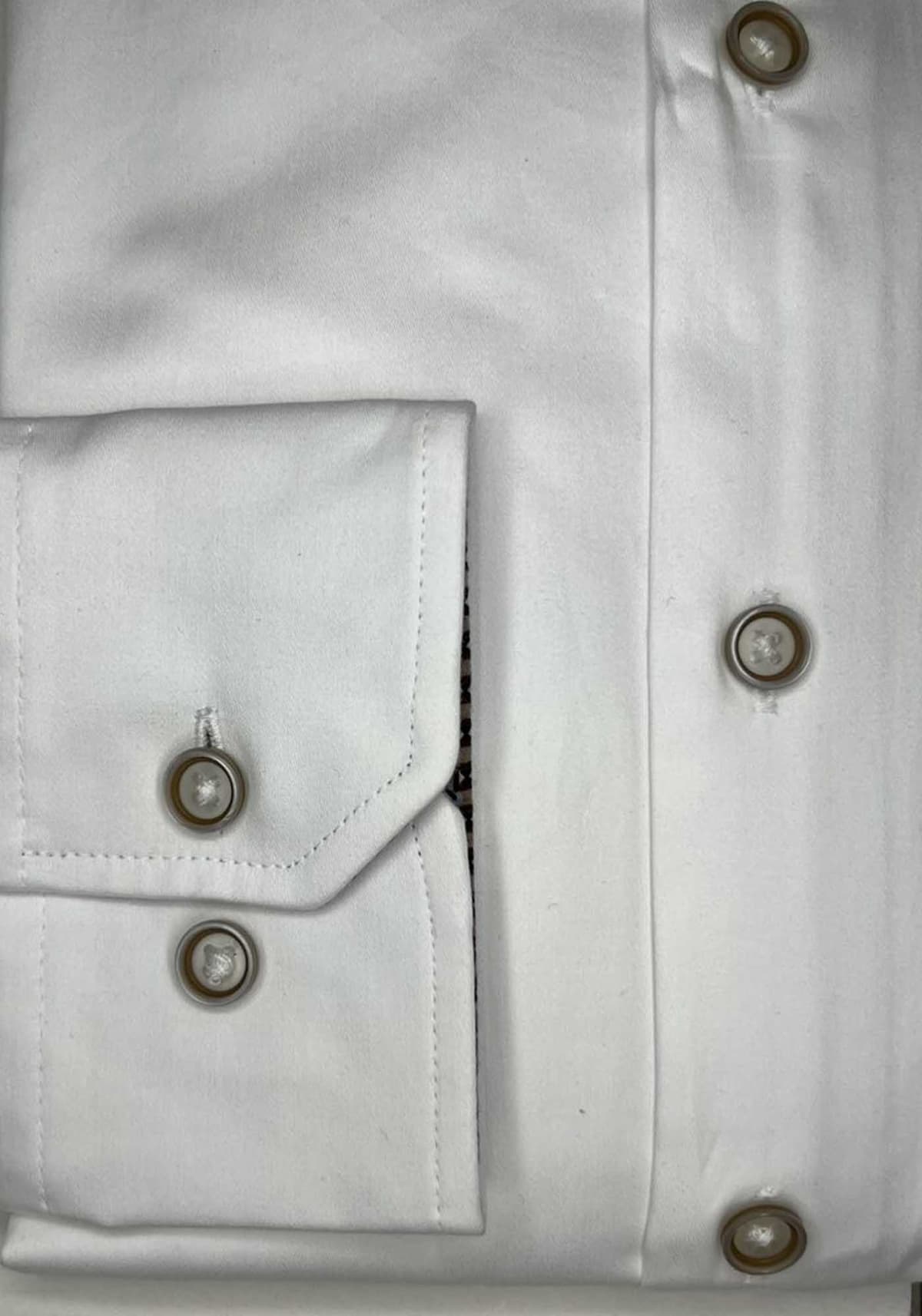 Bugatti Πουκάμισο Print - 9350 18509E 10 White