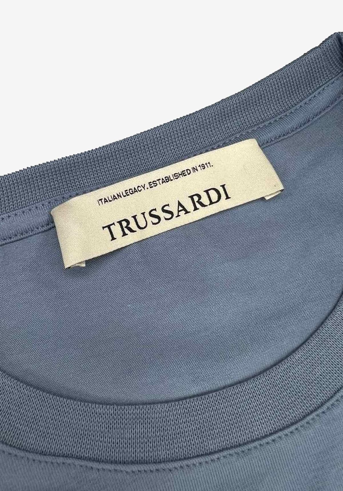 Trussardi Jeans Μπλούζα Print - MTS00J01 024 Dark Sky