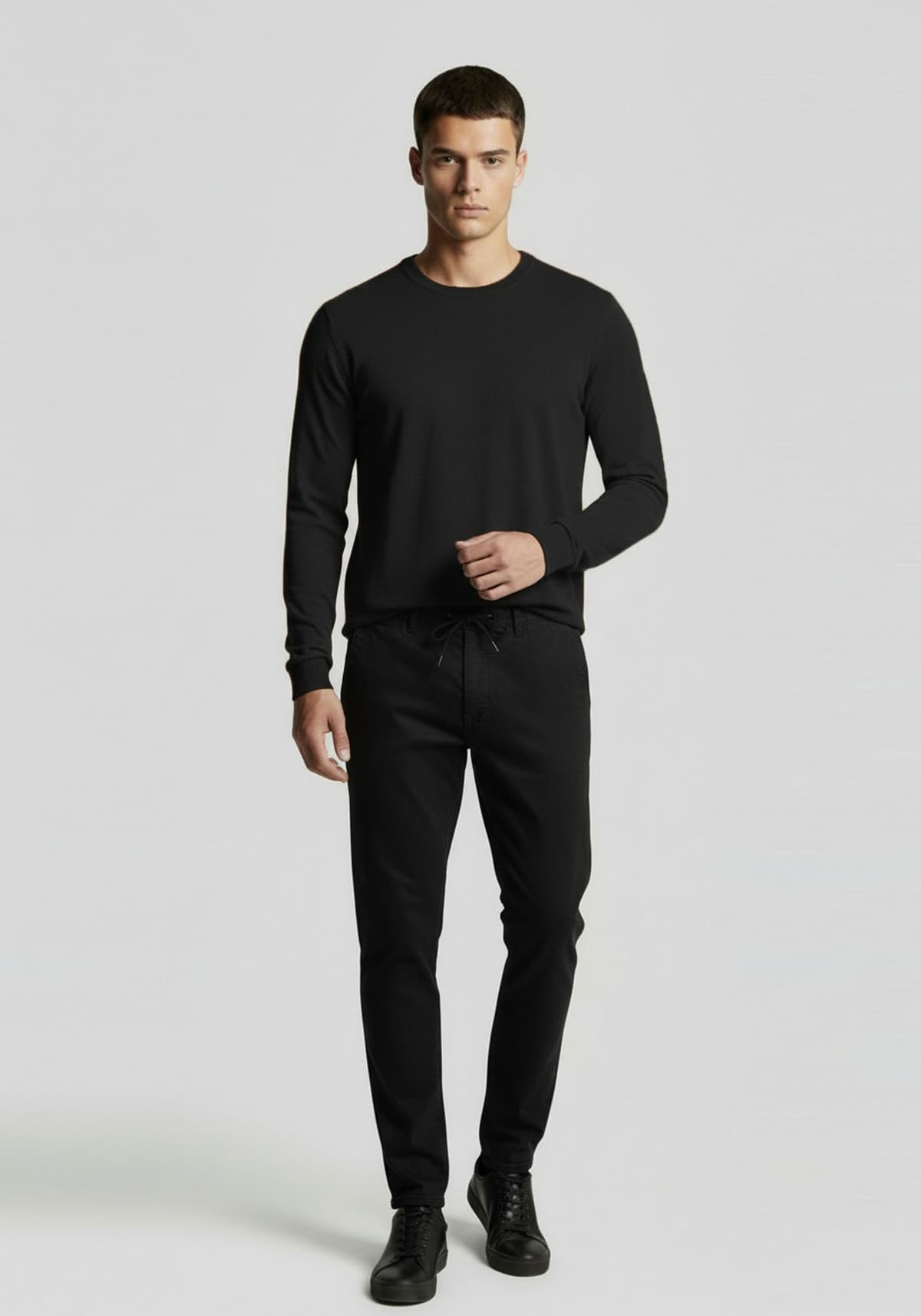 Men's Chino Pants Hamaki-Ho Black