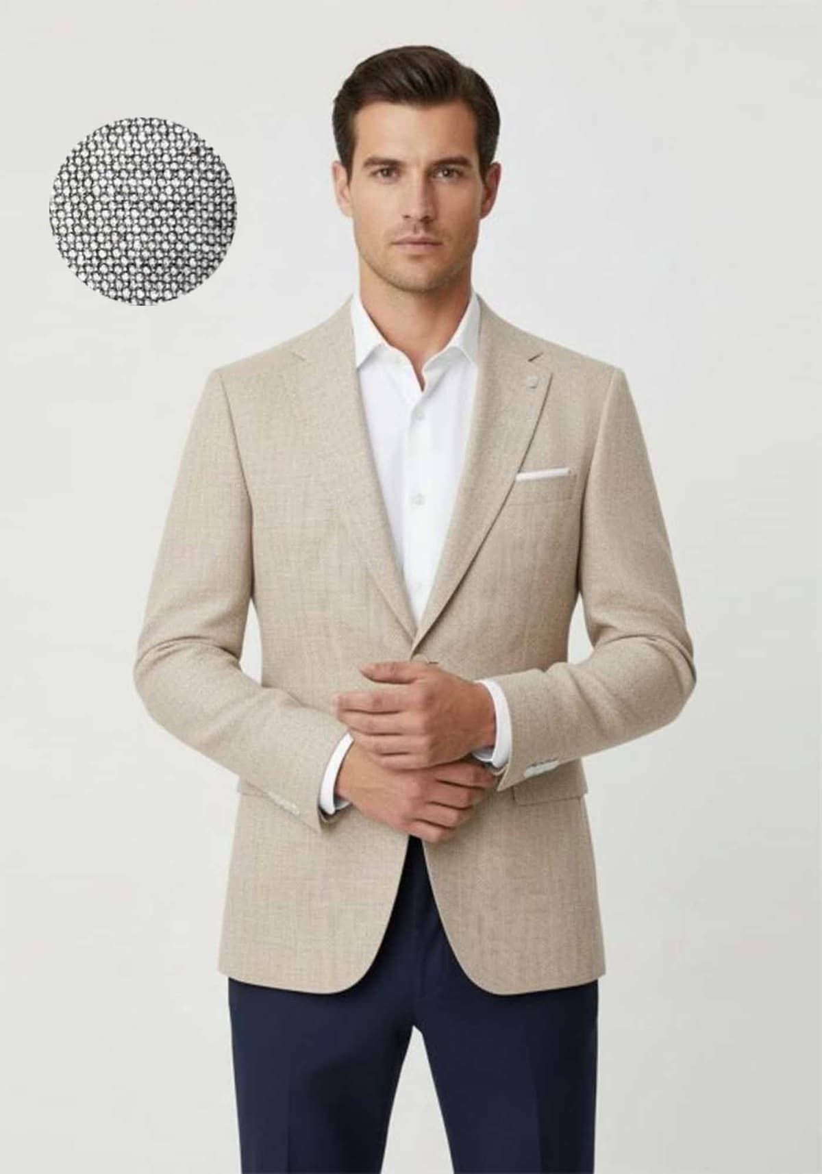 Men's Blazers Boss Beige
