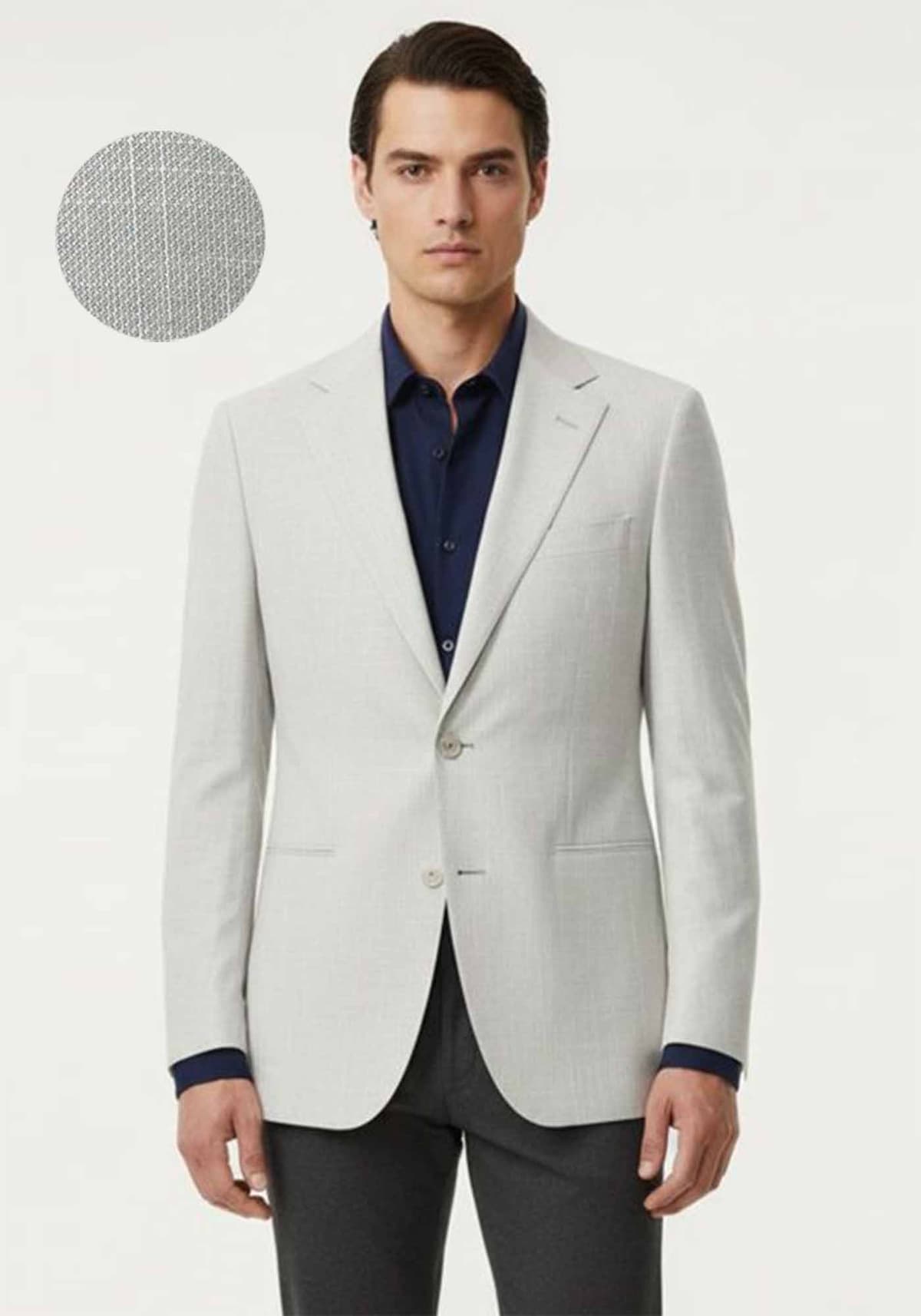 Men's Blazers Boss White
